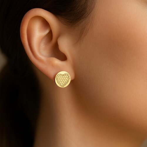 Aro Corazón Facetado