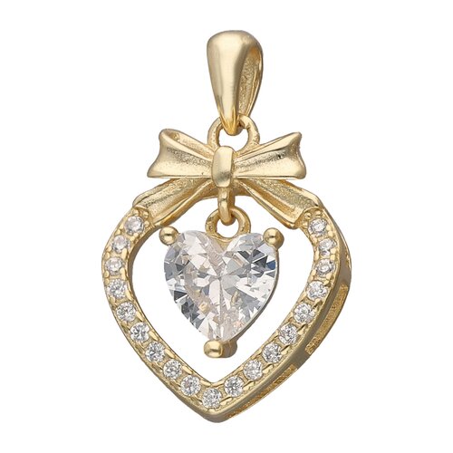 Colgante Corazón Lazo Coquette Circones