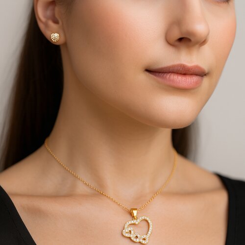 Colgante Corazones Circones