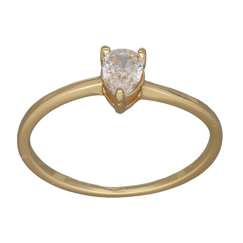 Anillo Gota Circón Solitario