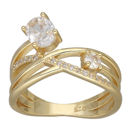 Anillo Líneas Entrelazadas Circones