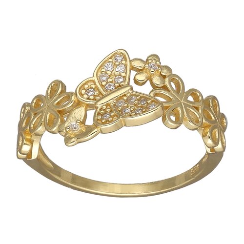 Anillo Flores Mariposas Circones