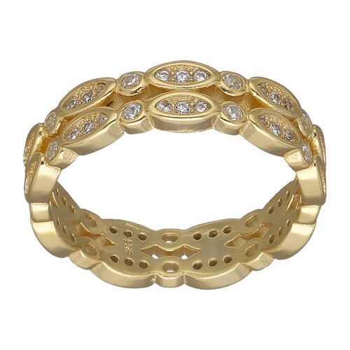 Anillo Cintillo Sin Fin Óvalos Circones