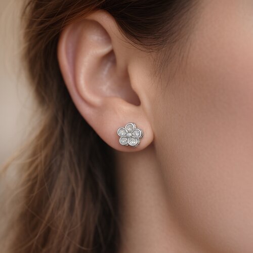 Aro con Tope Flor Circones