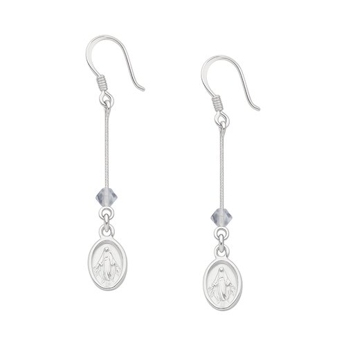 Aro Virgen de los Rayos Milagrosa Cristal Tornasol