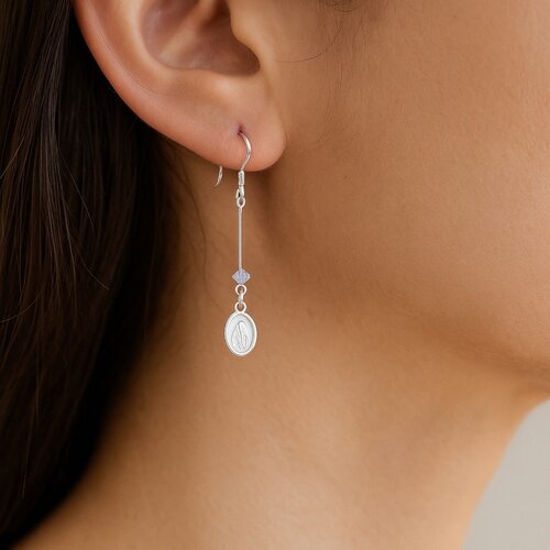 Aro Virgen de los Rayos Milagrosa Cristal Tornasol