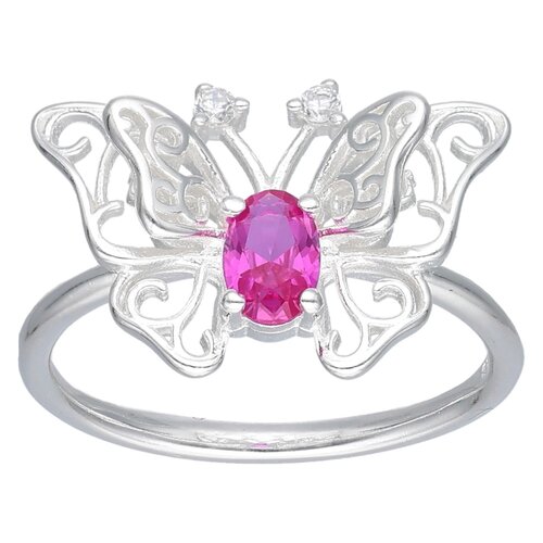 Anillo Mariposa Circón Rubí