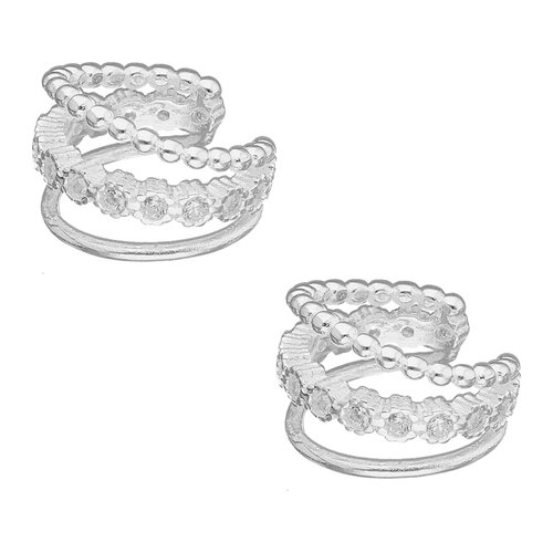Aro Ear Cuff Esferas Circones