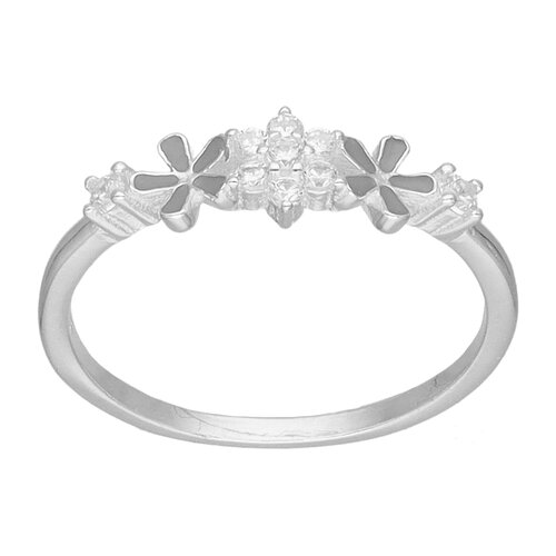 Anillo Flores Esmaltadas Circones