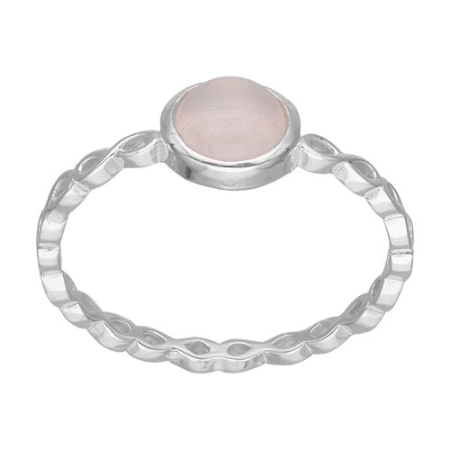 Anillo Infinitos Cuarzo Rosado