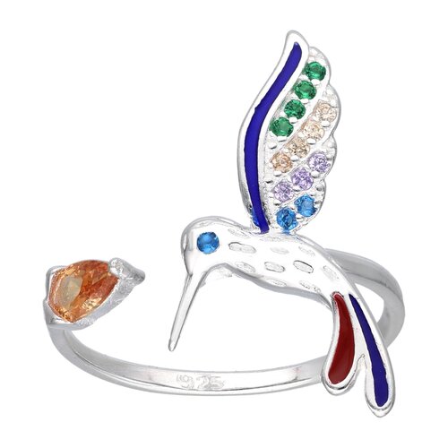 Anillo Ajustable Colibrí Circones Multicolor