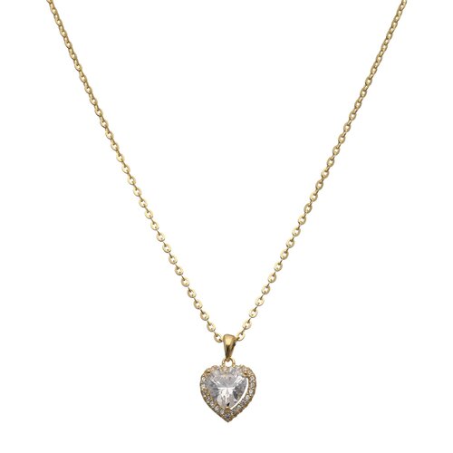 Collar Corazón Circón