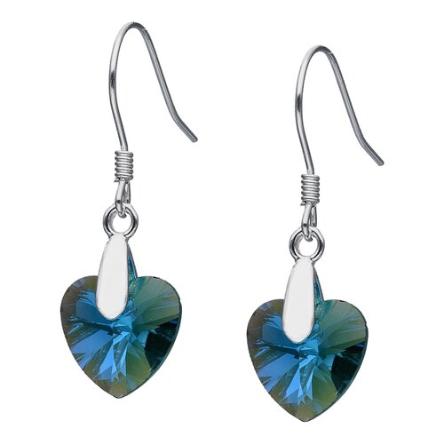 Aro Corazón Cristal Hecho con Swarovski® Tornasol