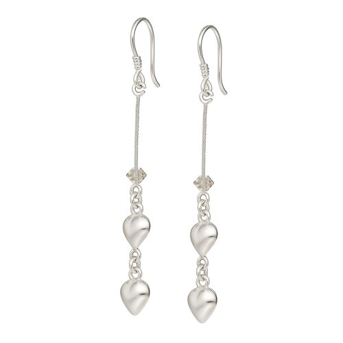 Aro Corazones Cristal Tornasol