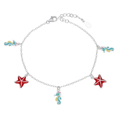 Pulsera Estrella Caballito de Mar Esmaltado