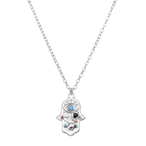 Collar Mano de Fátima Circones Multicolor