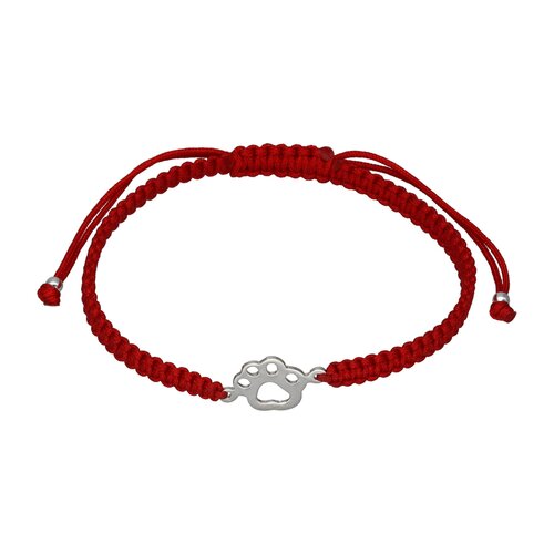 Pulsera Hilo Rojo Ajustable Patita