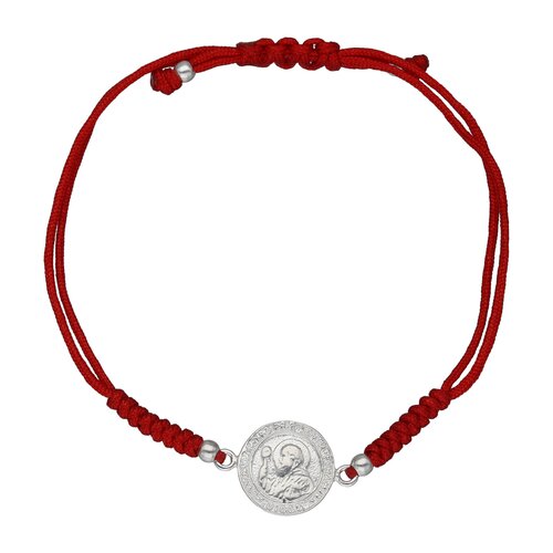 Pulsera Mini Baby Hilo Rojo Ajustable San Benito