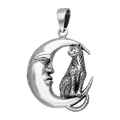 Colgante Media Luna Gato Celta