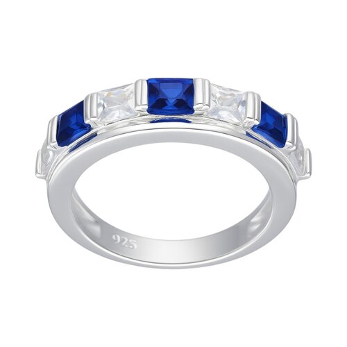 Anillo Cintillo Circones Zafiro