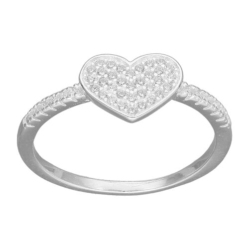 Anillo Corazón Circones Pavé