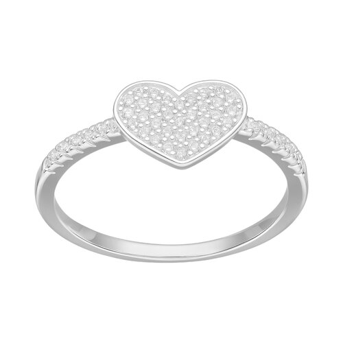 Anillo Corazón Circones Pavé