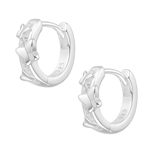 Argolla Huggie Mariposa Circones 11 mm