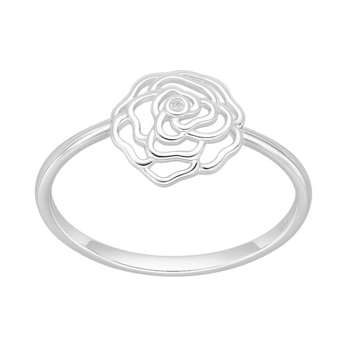 Anillo Rosa de Abril Circón