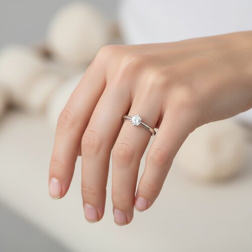 Anillo Circón Solitario