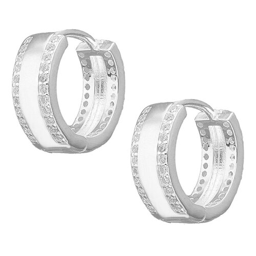 Argolla Huggie Lisa Circones 14 mm