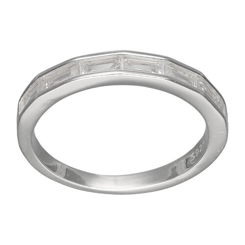 Anillo Cintillo Circones Baguette