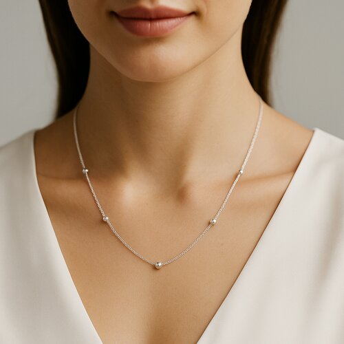 Cadena Turbillon con Bolitas