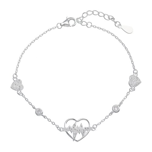 Pulsera Corazón Diagrama de Rayos Circones