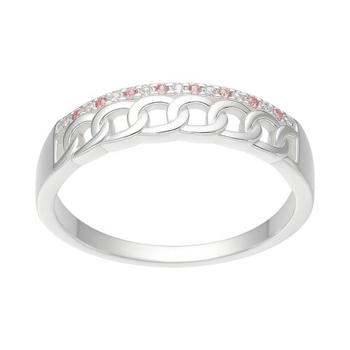 Anillo Eslabones Circones Rosa Francia