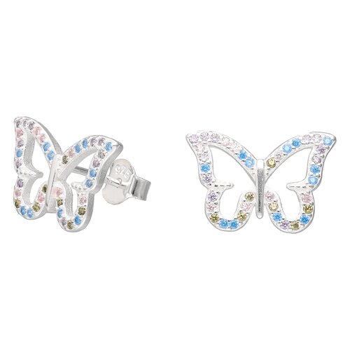 Aro Mariposa Circones Multicolor
