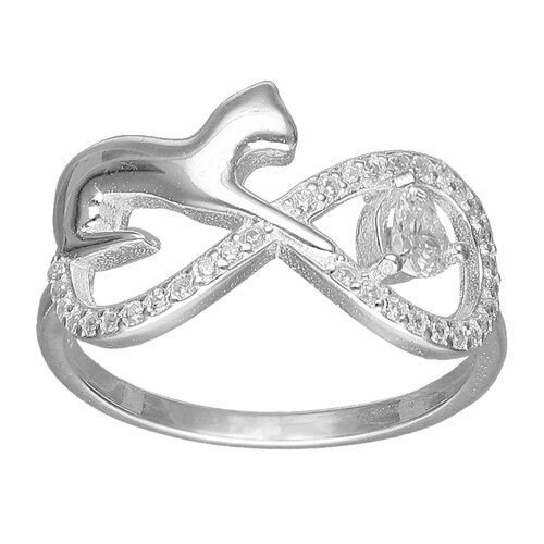 Anillo Infinito Gatito Corazón Circones