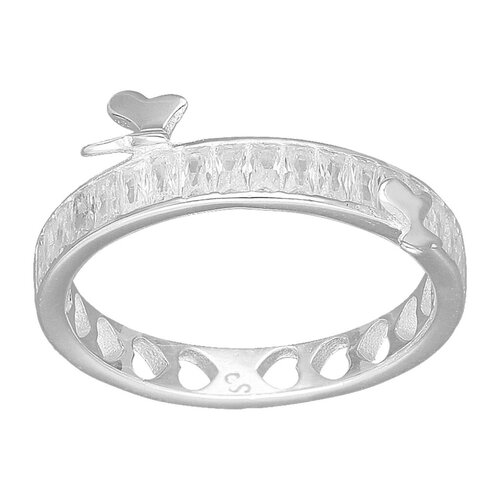 Anillo Mariposas Corazones Circones Baguette