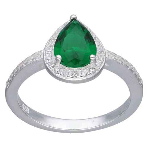 Anillo Gota Circón Esmeralda