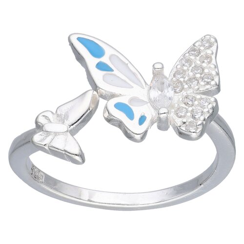 Anillo Ajustable Mariposa Esmaltada Circones