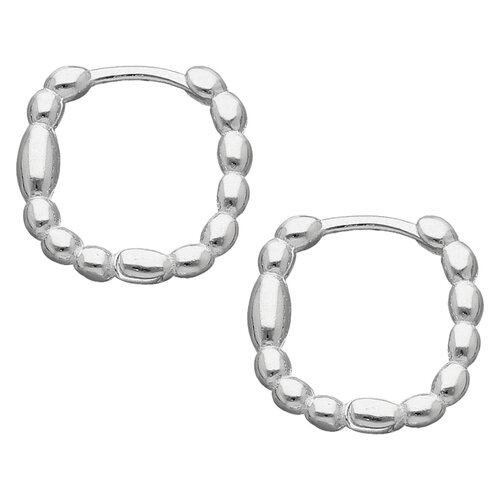 Argolla Huggie Ovalos 14 mm