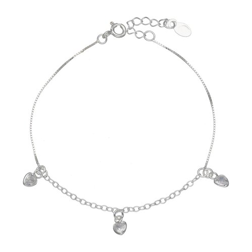 Pulsera Veneciana Corazones Circones