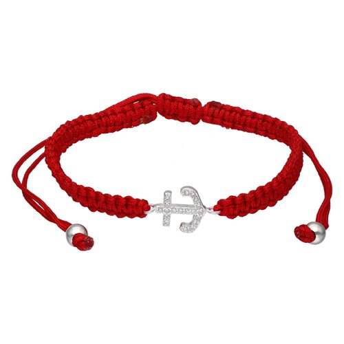 Pulsera Ajustable Hilo Rojo Ancla Circones