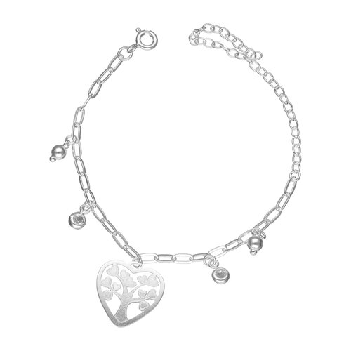 Pulsera Corazón Árbol de la Vida Cristales Hecho con Swarovski®