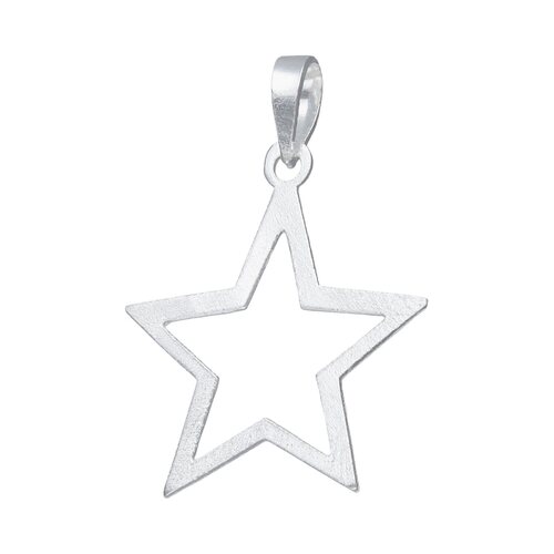 Colgante Estrella Satinada