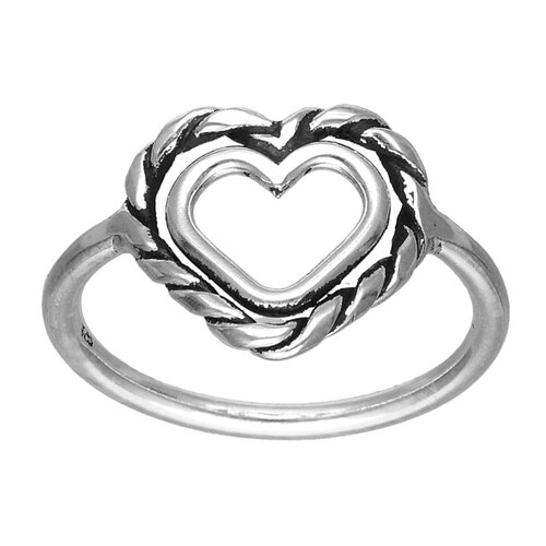 Anillo Corazón Entorchado