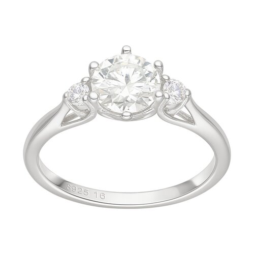 Anillo Solitario Moissanita