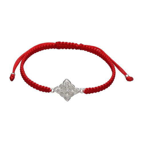 Pulsera Hilo Rojo Ajustable Nudo de Brujas