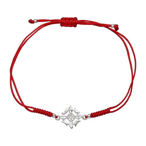 Pulsera Hilo Rojo Ajustable Nudo de Brujas