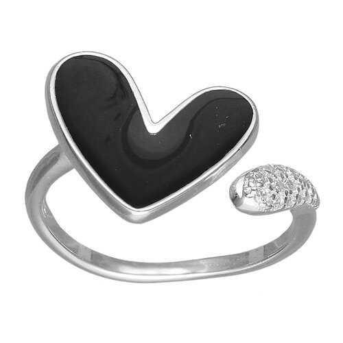 Anillo Ajustable Corazón Esmaltado Circones