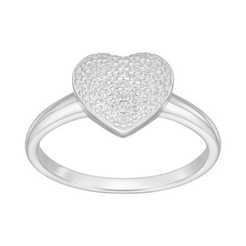 Anillo Corazón Circones Pavé
